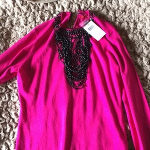 Bright pink sweater Brand New with tags